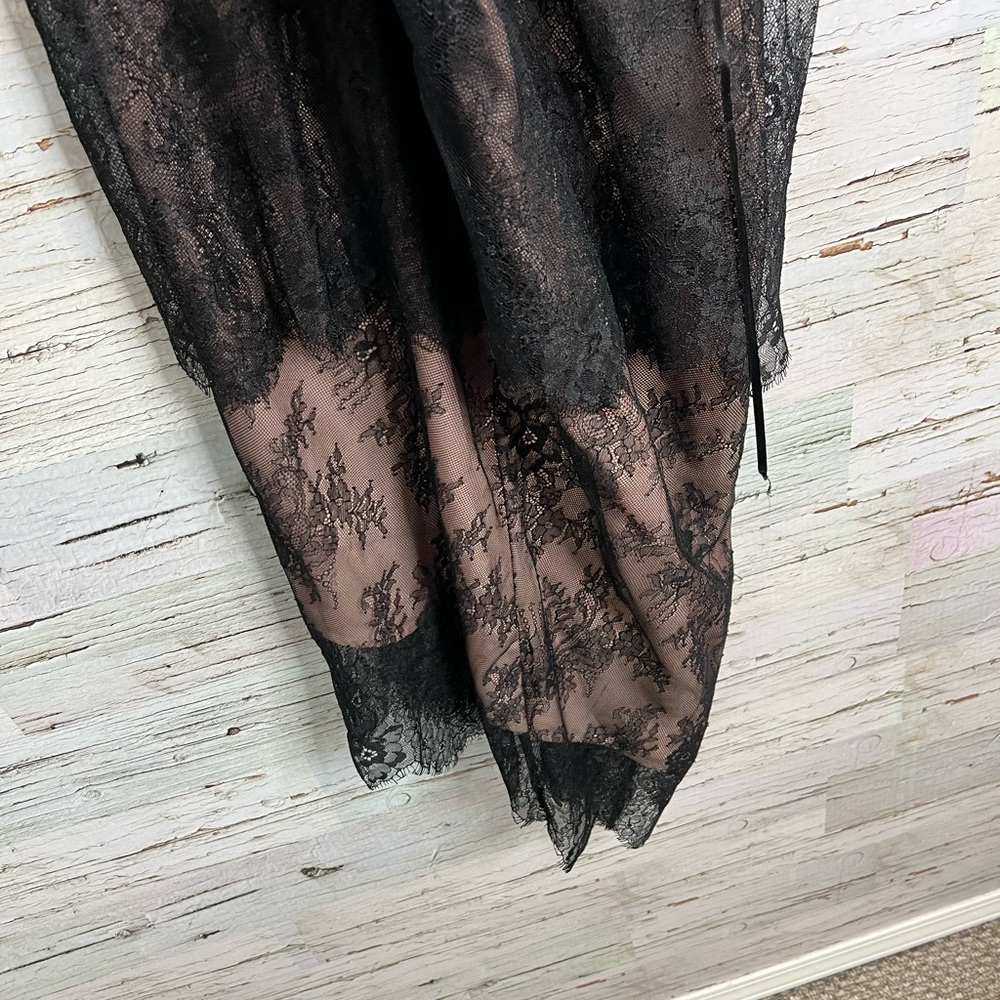 Stylestalker black lace midi dress size large - Picture 7 of 9